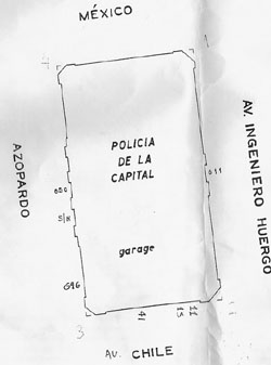 Plan del Garage Azopardo