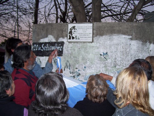 homenaje a americo y eva ag&uuml;ero