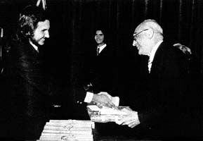 Miguel Angel en su graduacion