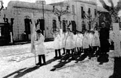 escolta de la bandera