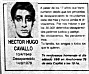 nota de su desaparicion