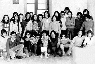 Claudio de Acha con sus compa&ntilde;eros del Nacional