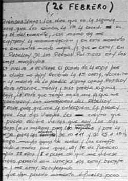 Carta de Daniel Gorosito desde la c&aacute;rcel