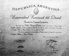 Diploma universitario