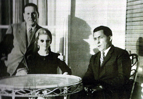 Benito Romano con Pern e Isabelita