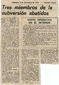 Nota sobre la muerte de Sergio