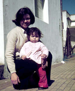 Teresa con su hija Ver&oacute;nica