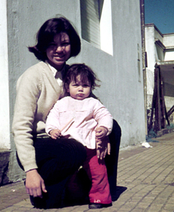Teresa con su hija Verónica