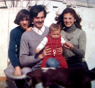 Alberto Vendrell con su ahijado